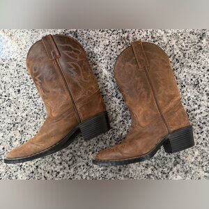 SMOKY MOUNTAIN Girls Cowboy Boots w Embroidery Size 12.5